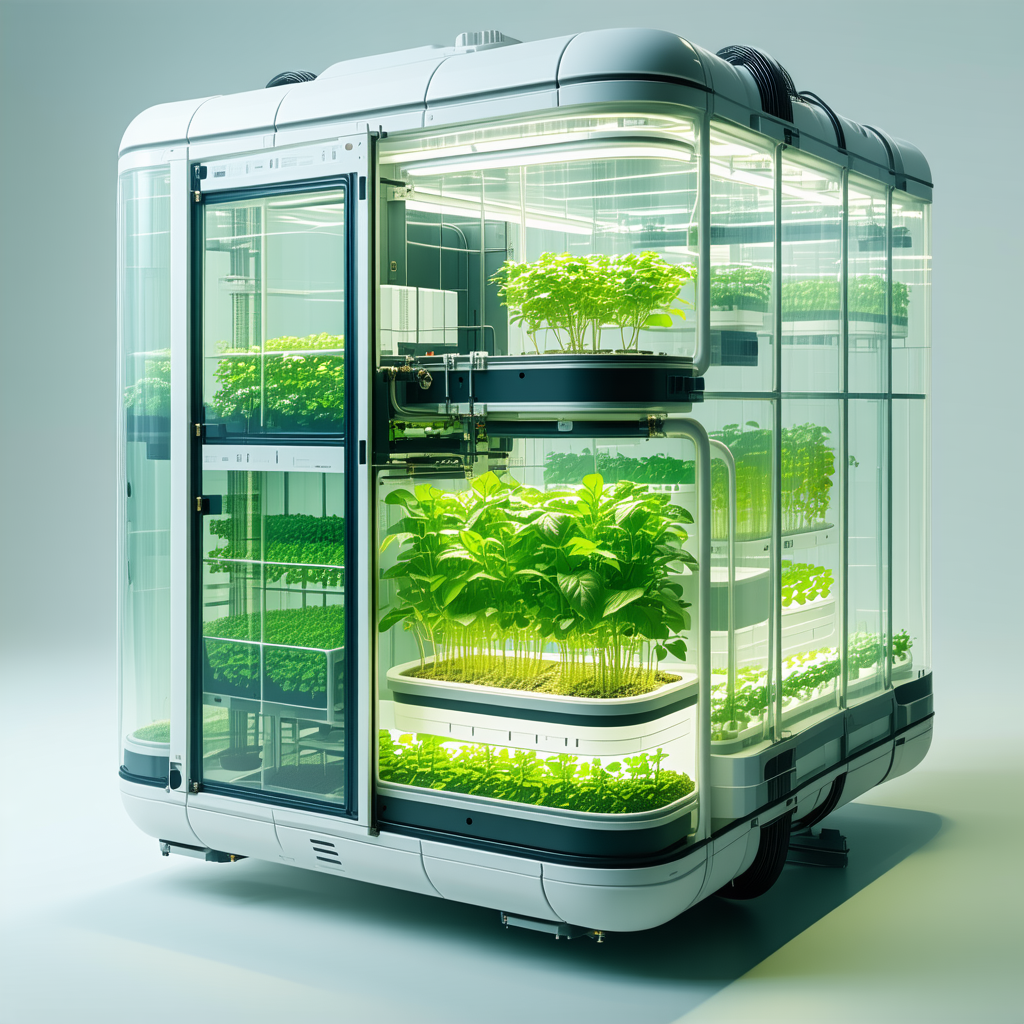 A Large, White, And Glass-walled Structure That Houses A Variety Of Plants