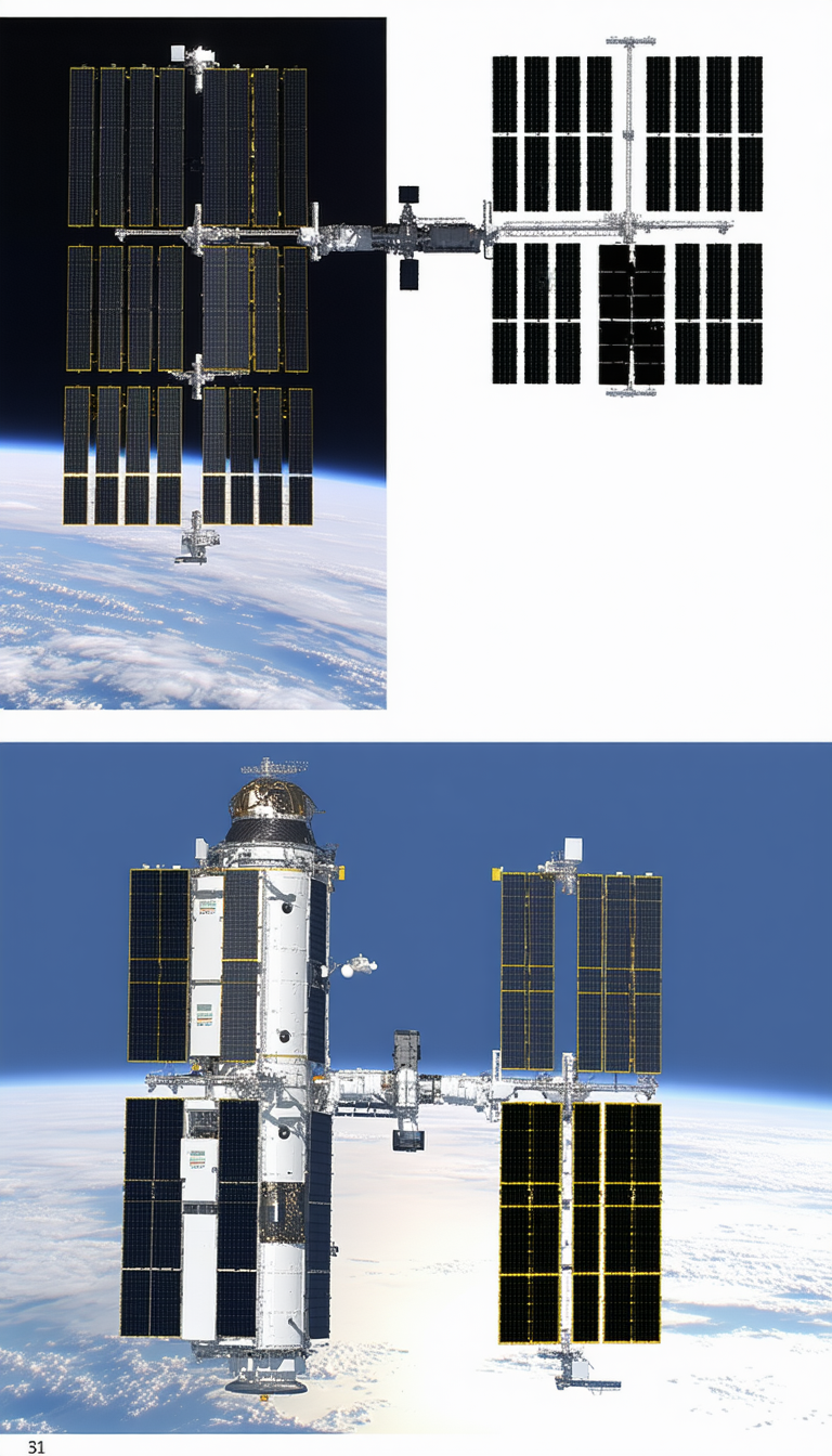 large space station dome-shaped structure