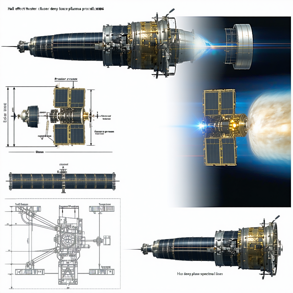 A Series Of Diagrams And Illustrations Showcase The Design And Construction Of A Spacecraft
