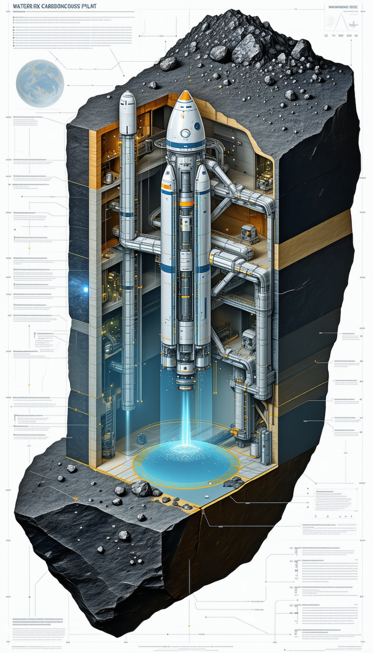 detailed illustration space shuttle