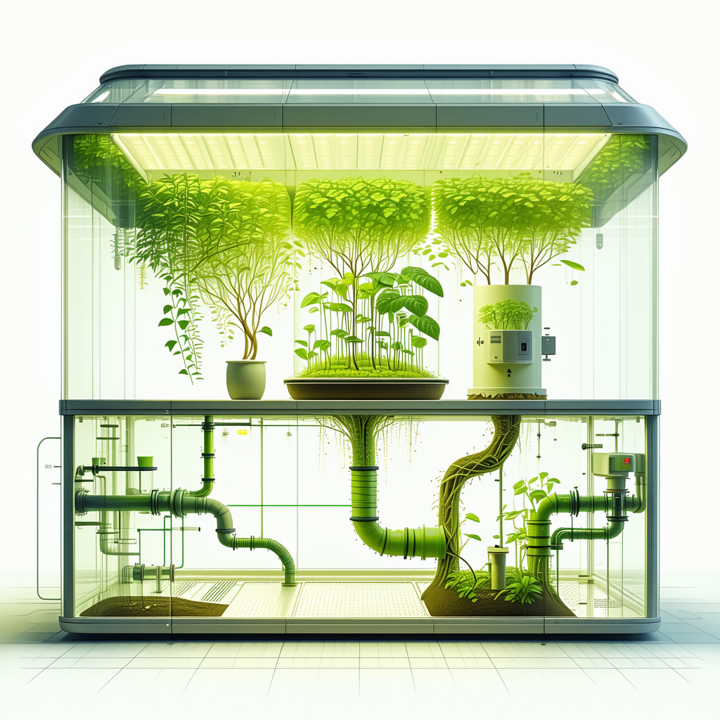 A Large, Greenhouse-like Structure With A Variety Of Plants Growing Inside