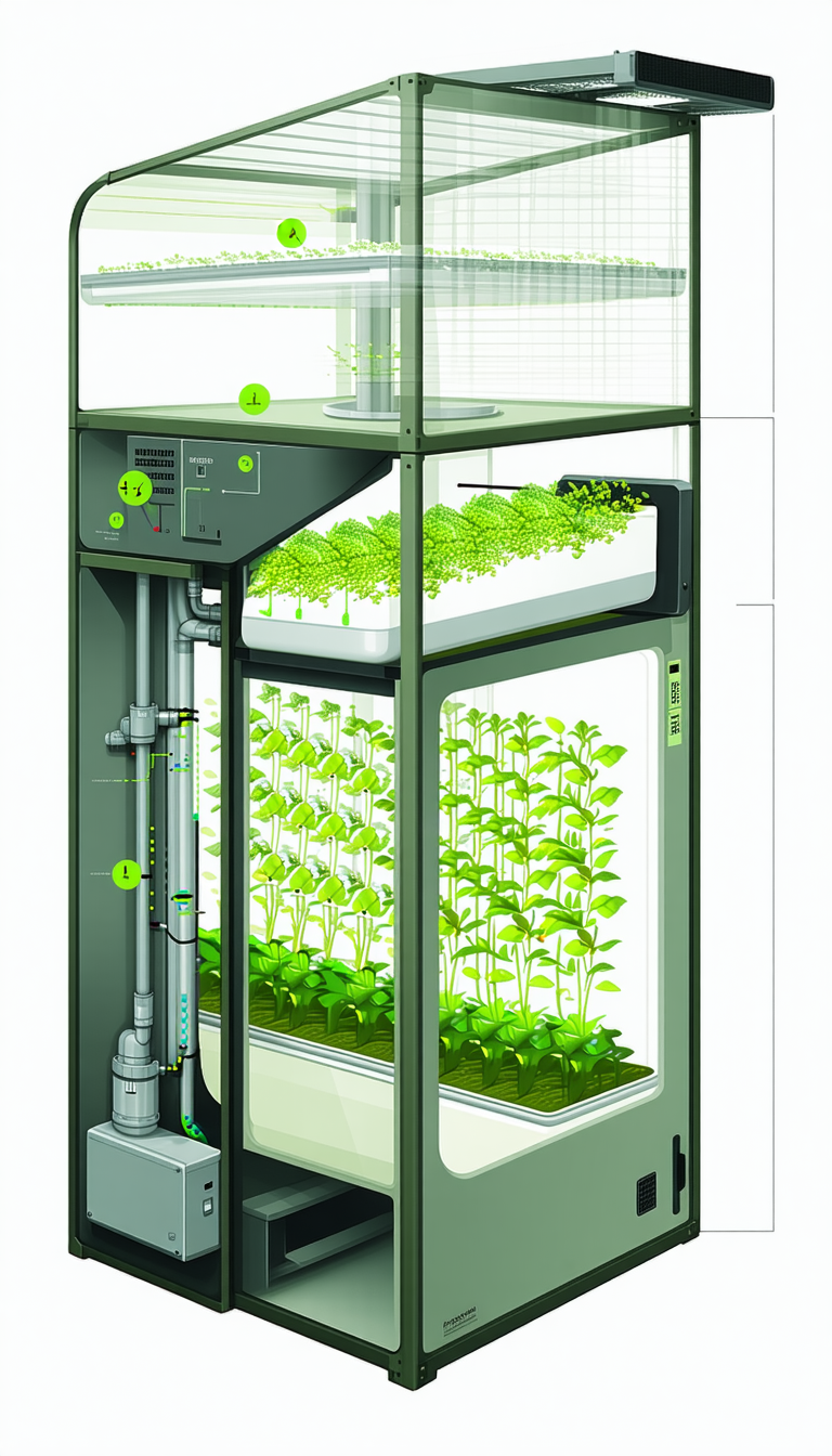 A Greenhouse With A Large Number Of Plants Growing Inside