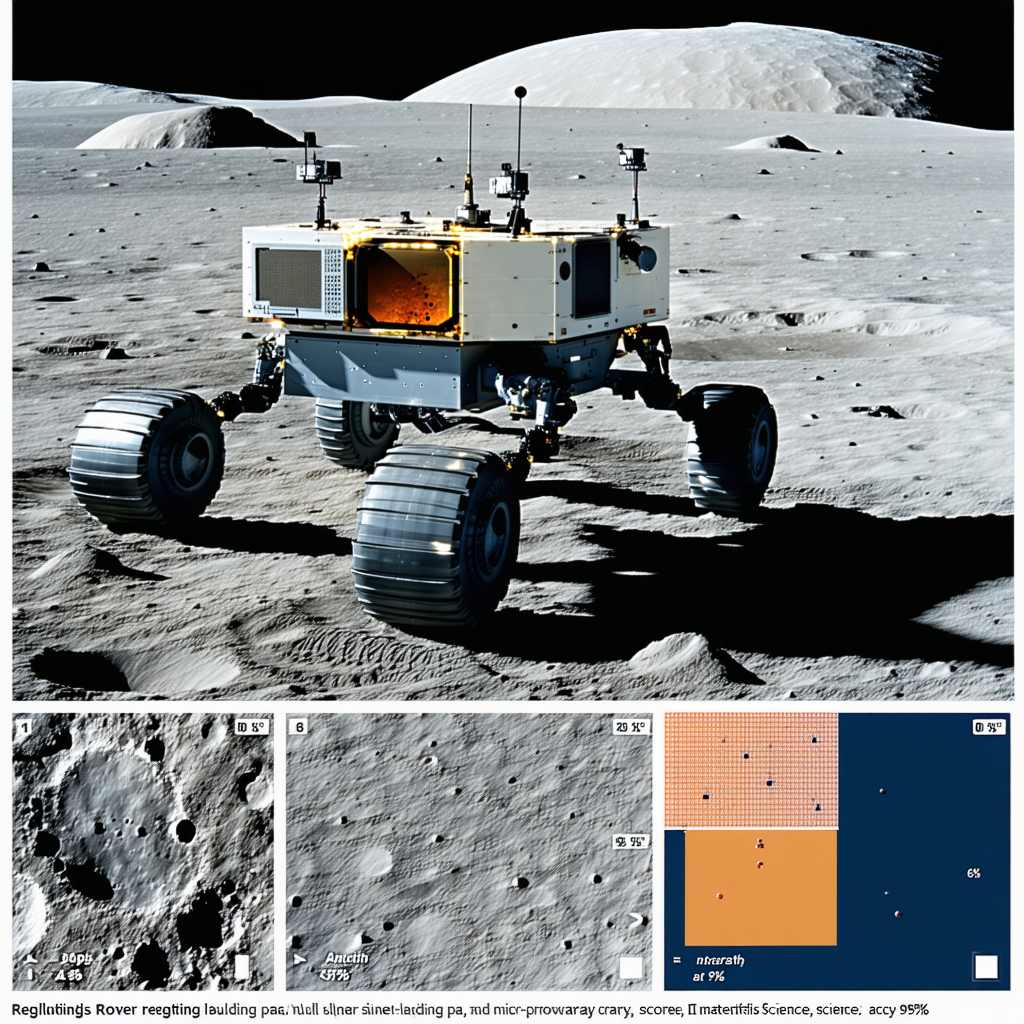 A Robotic Rover On The Surface Of A Planet
