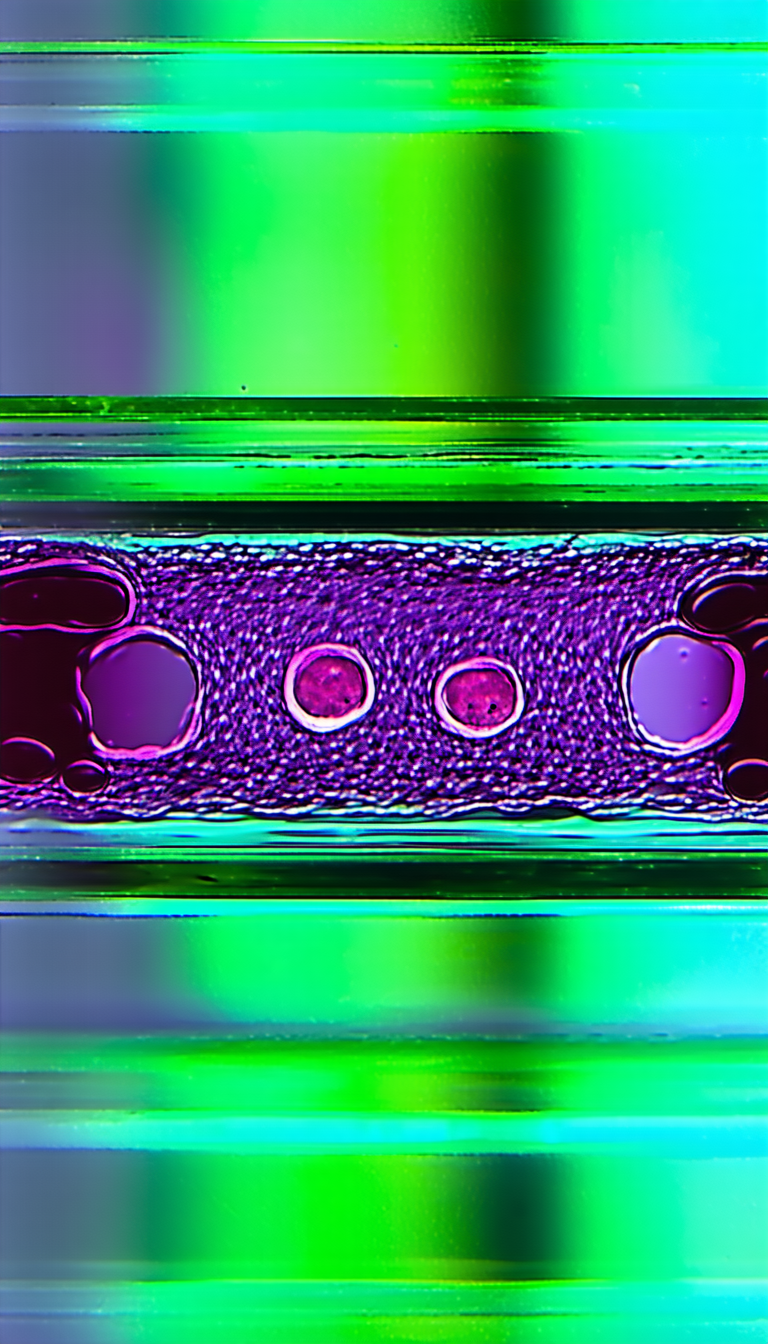 A Close-up Of A Purple Substance, Possibly A Piece Of Food Or A Biological Structure