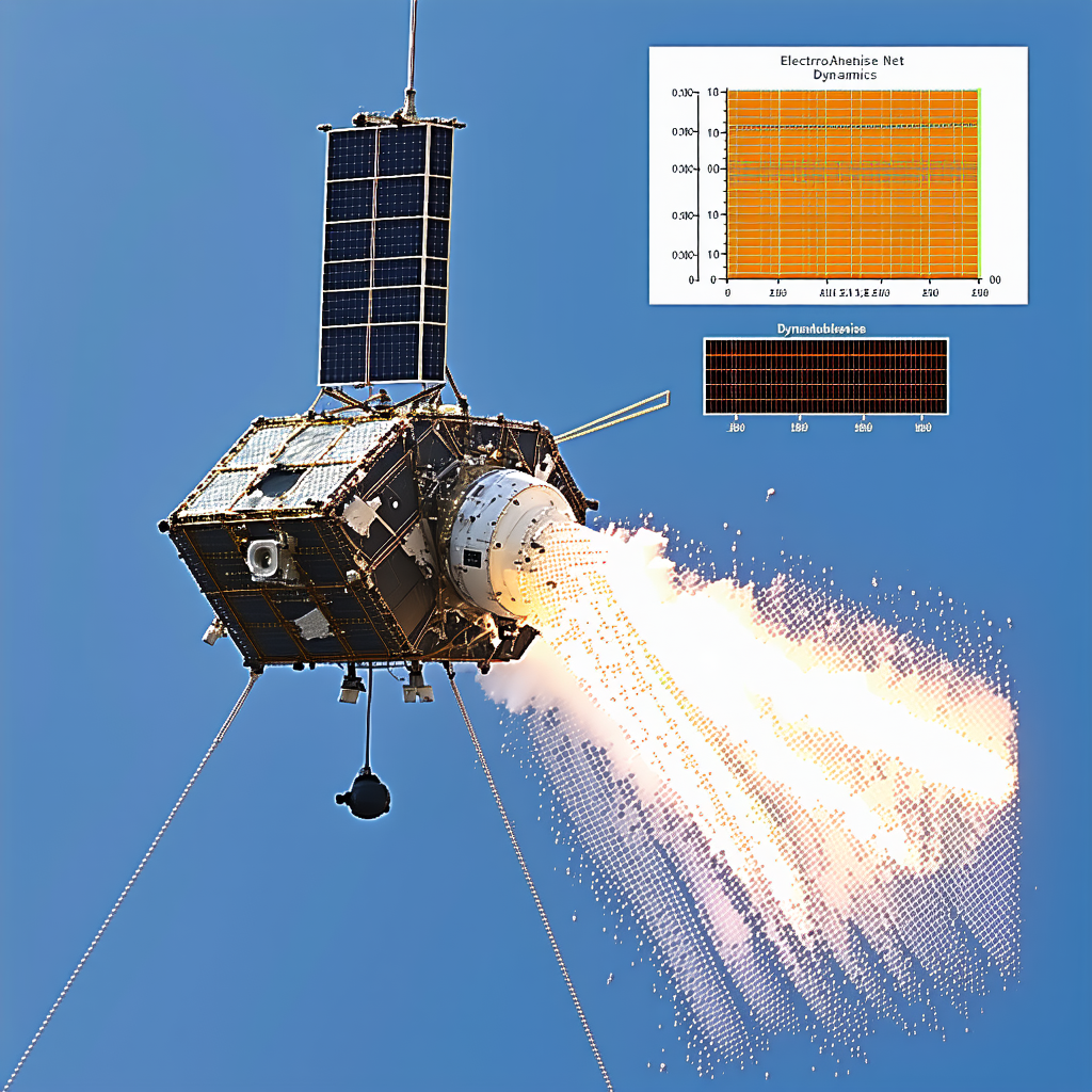 A Space Shuttle Is Flying Through The Sky, With A Trail Of Smoke Behind It