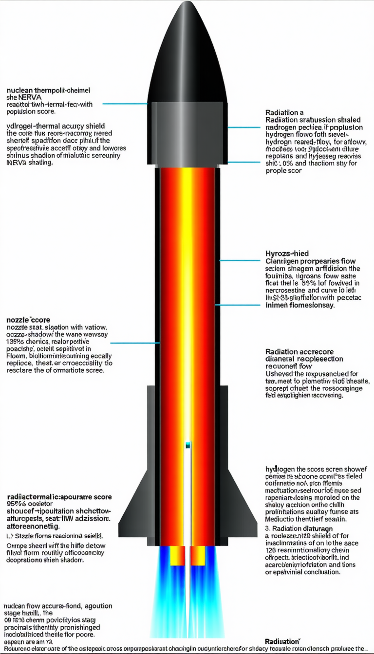 The Image Is A Diagram Showing The Different Parts Of A Rocket Engine