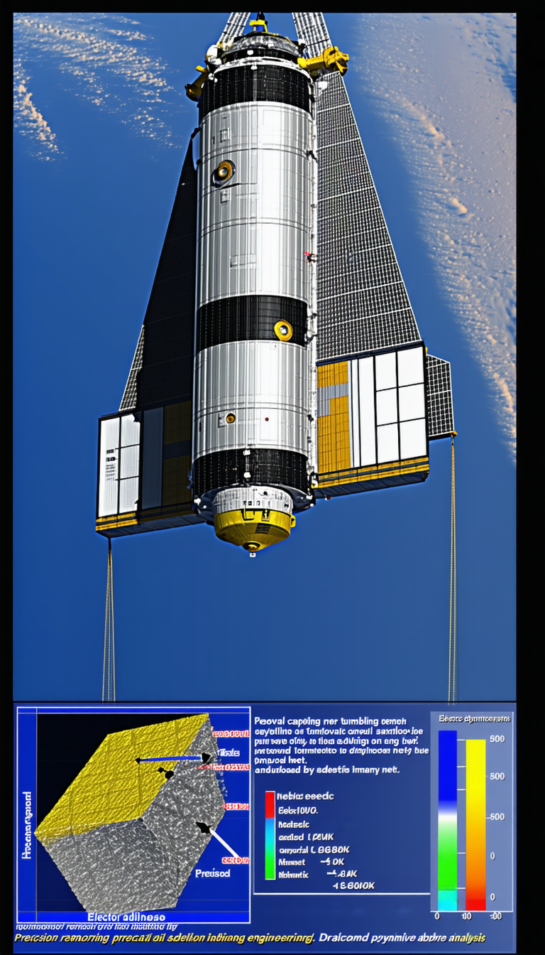 A Space Shuttle Is Shown In A Blue Sky, With A Yellow And Black Color Scheme