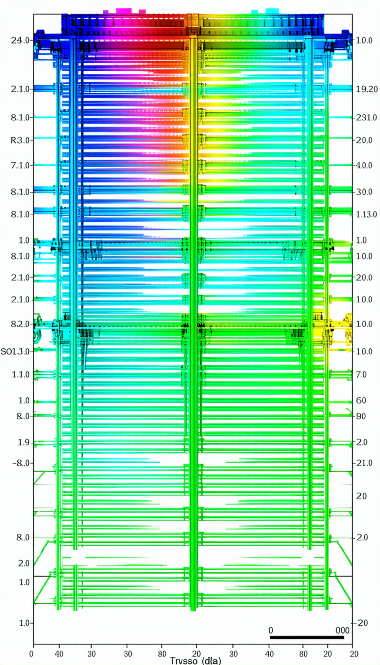A Colorful Display Of Light Is Shown In The Image