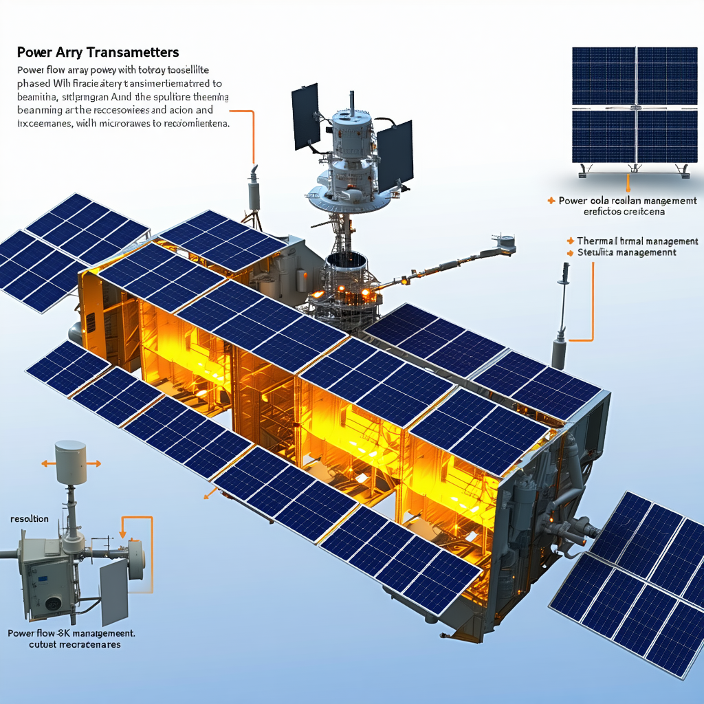 The Image Is A Diagram Of A Space Station, Showing The Various Components And Their Functions