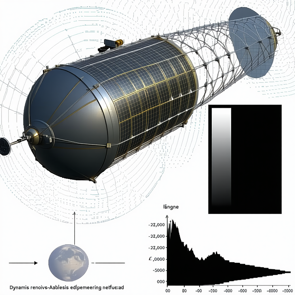 The Image Is A Diagram Showing The Dynamics Of A Spacecraft