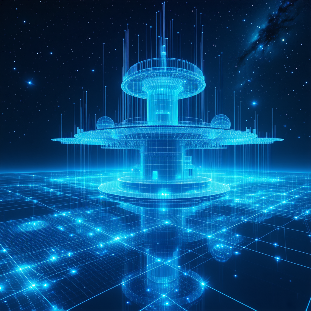 A Futuristic Building With A Large Dome-shaped Structure At Its Center