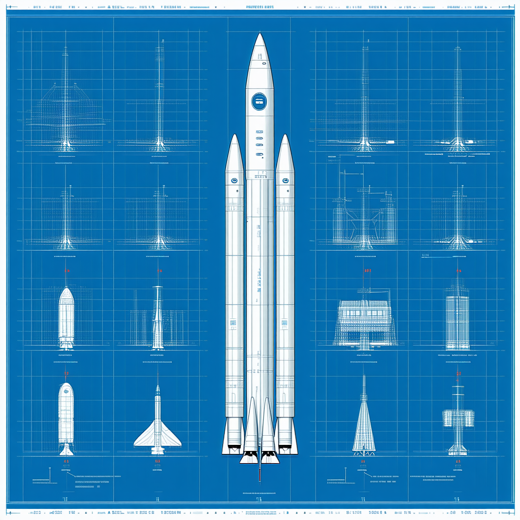 A Blue Poster Displays A Diagram Of A Space Shuttle, Including Its Various Parts And Components