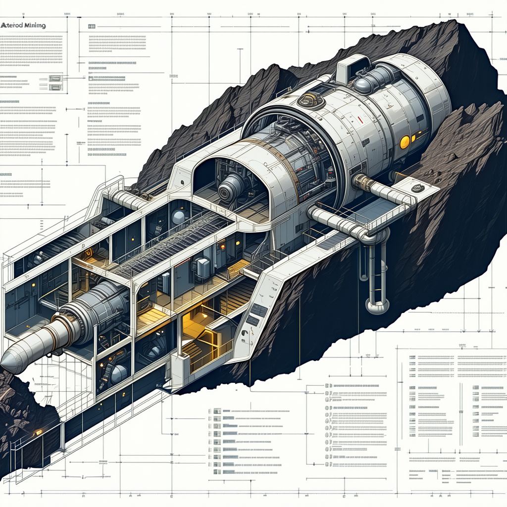 A Large, Intricate Drawing Of A Submarine Is Displayed On A Page