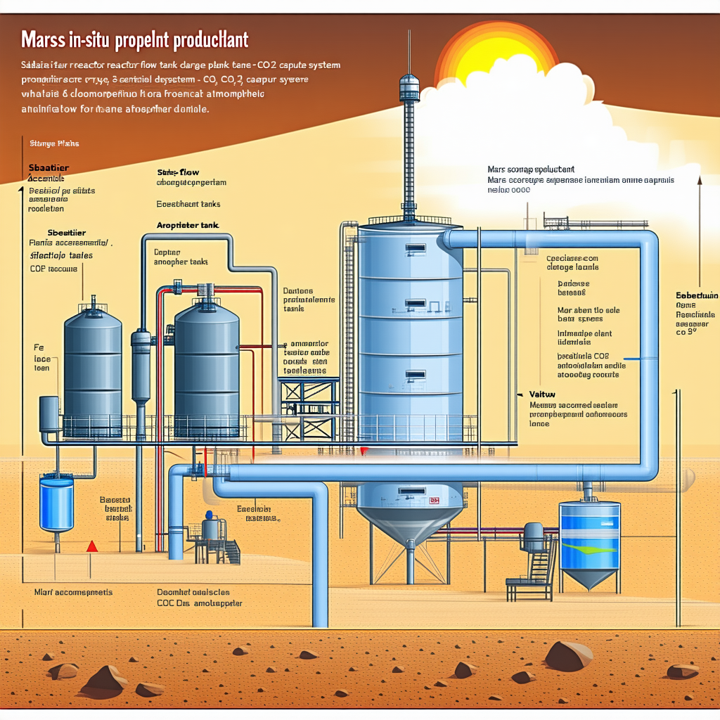 A Large Industrial Plant Is Shown In A Diagram, With Various Pipes And Equipment Labeled