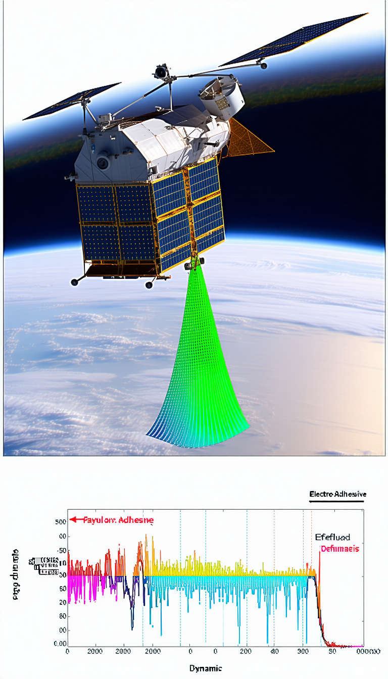 A Space Shuttle With A Green Laser Beam Attached To It