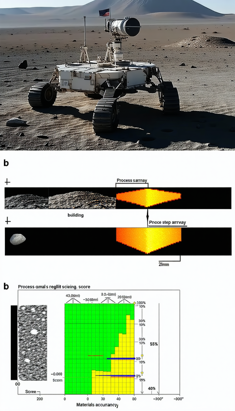 The Image Is A Split-screen Display Of A Rover On A Rocky Terrain