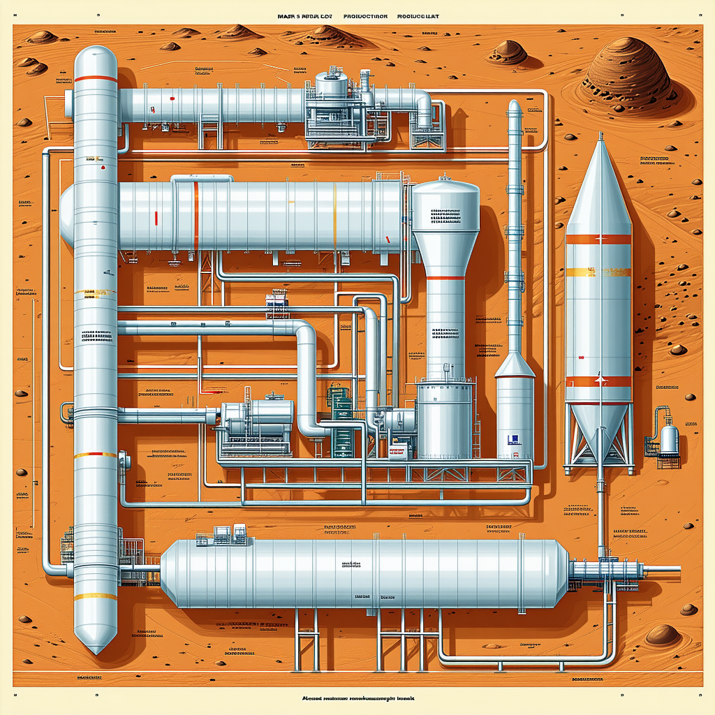 detailed illustration space station