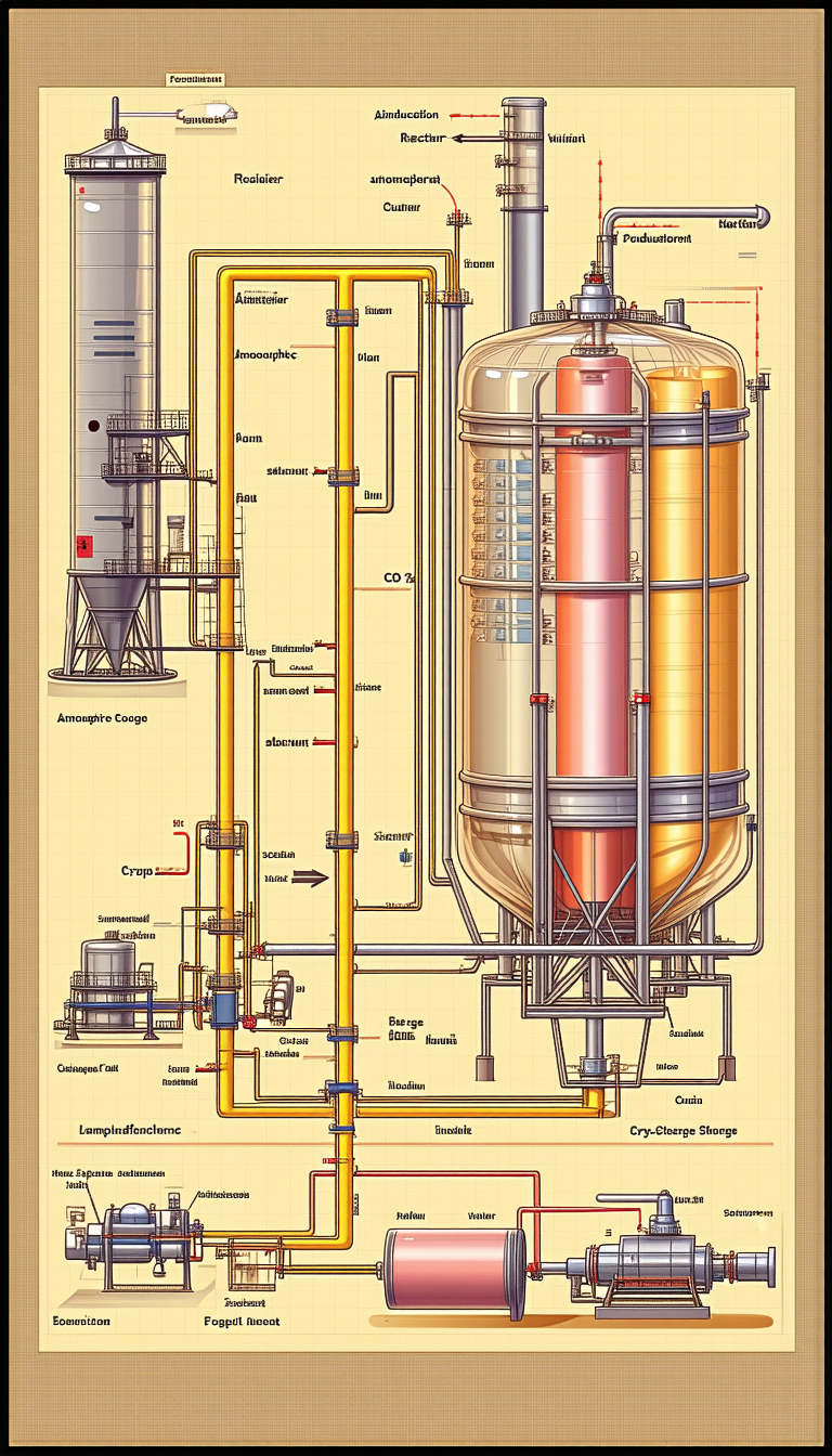 detailed diagram chemical plant