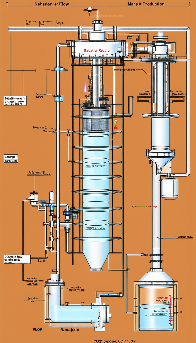 A Large Industrial Machine Is Shown In A Diagram, With A Large Pipe Running Through The Center