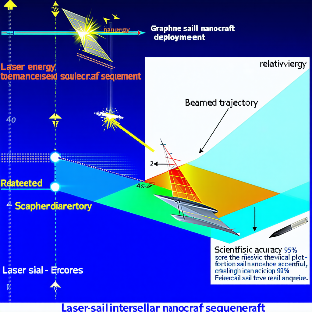 The Image Is A Diagram Showing The Process Of Laser Sail Interstellar Nanocraft