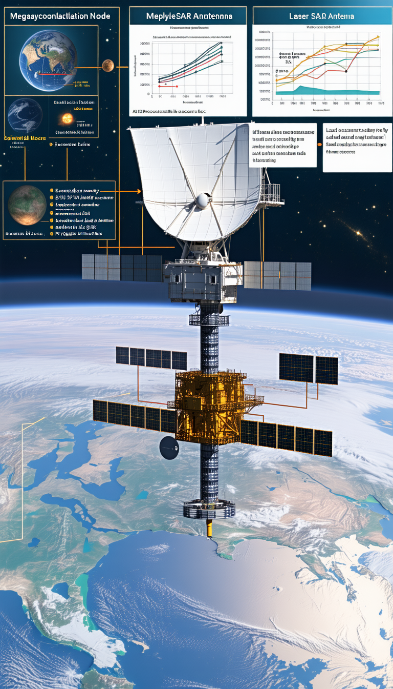 A Large Satellite Dish, Which Is A Part Of A Space Station
