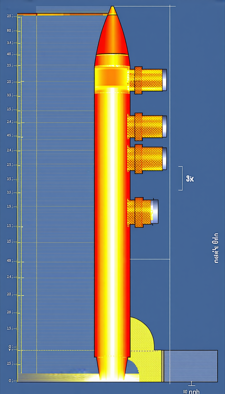 A Blue Background With A Yellow Line Running Through It