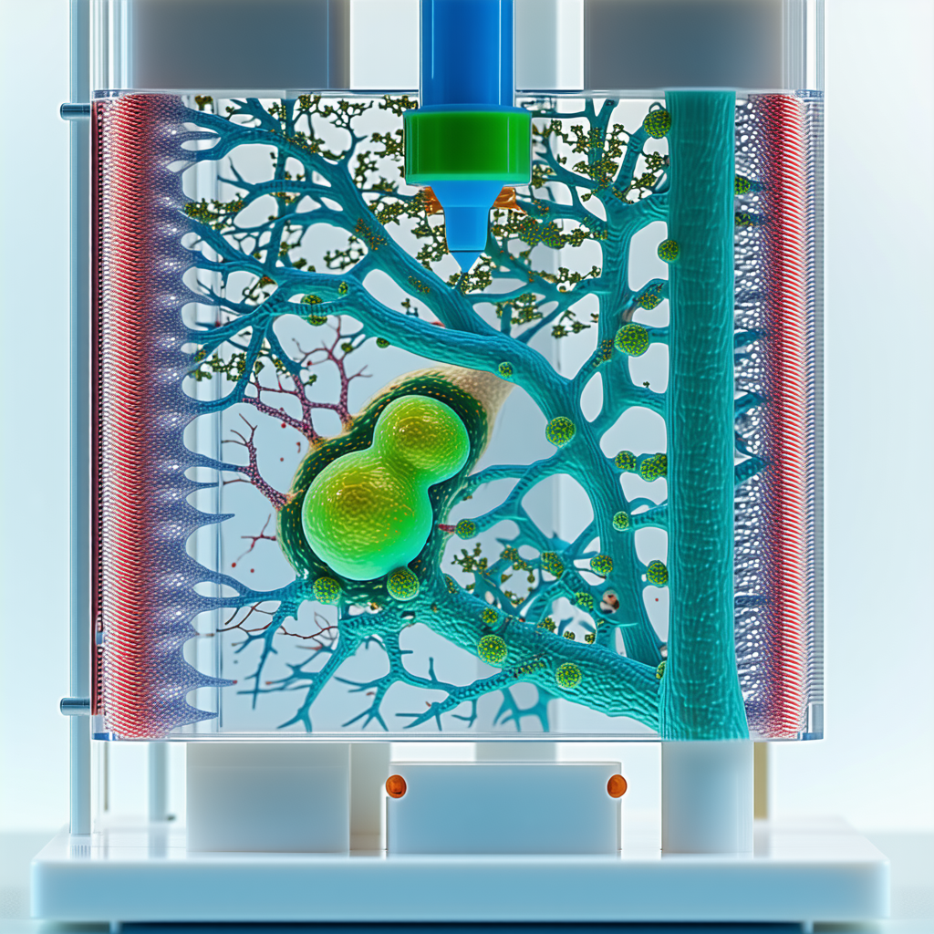 A Computer-generated (cgi) Tree With A Green And Blue Color Scheme
