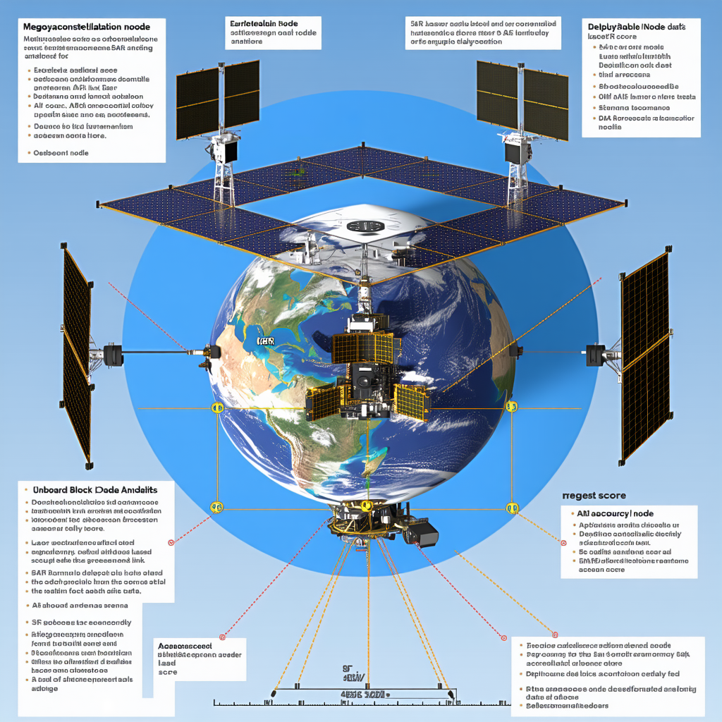 The Image Is A Diagram Of A Space Station, Showing The Various Components And Their Functions
