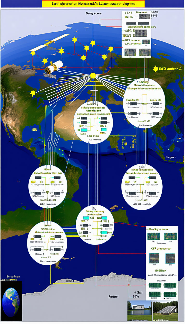 The Image Is A Diagram Of A Computer Network, Showing The Connections Between Various Devices