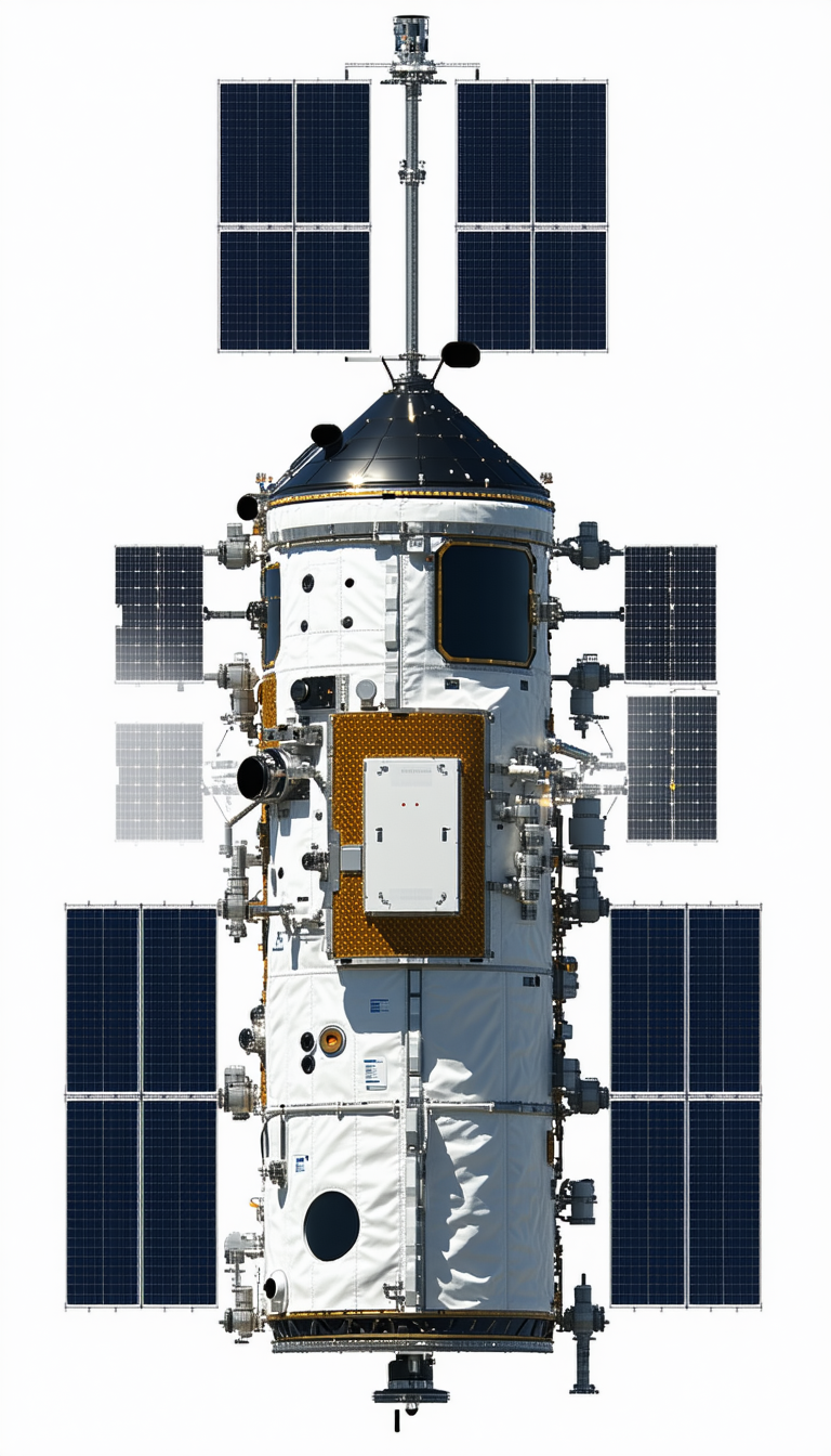 A White Space Shuttle Is Shown In A White Background