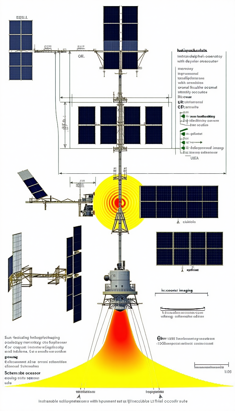 A Large Satellite Dish Is Shown In A Diagram, With A Large Red Circle In The Center