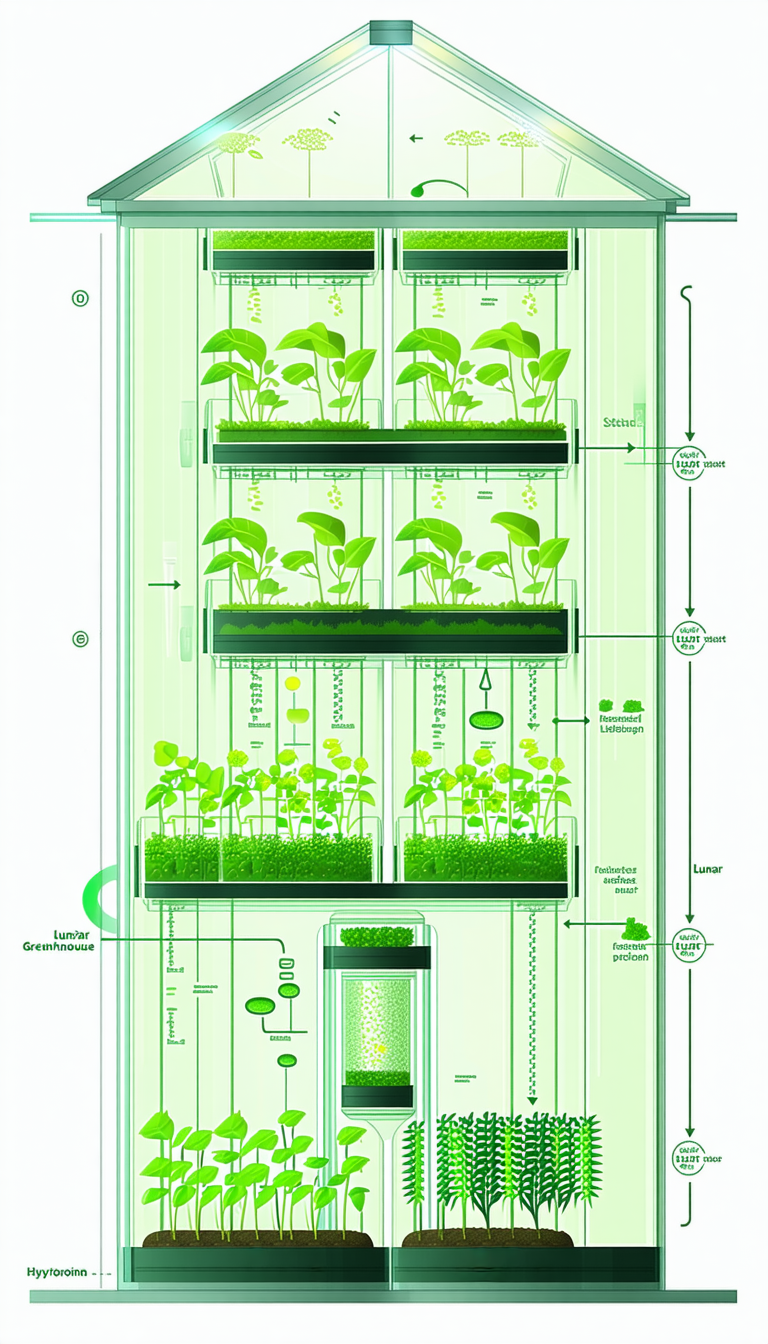 A Large Greenhouse Is Filled With Many Plants, Including A Variety Of Leafy Greens