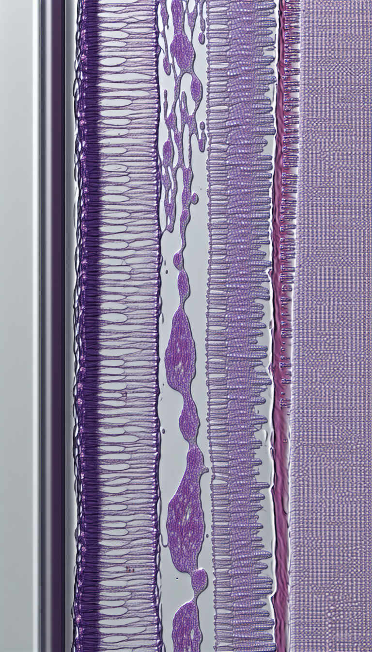 A Purple Liquid Flowing Through A Tube