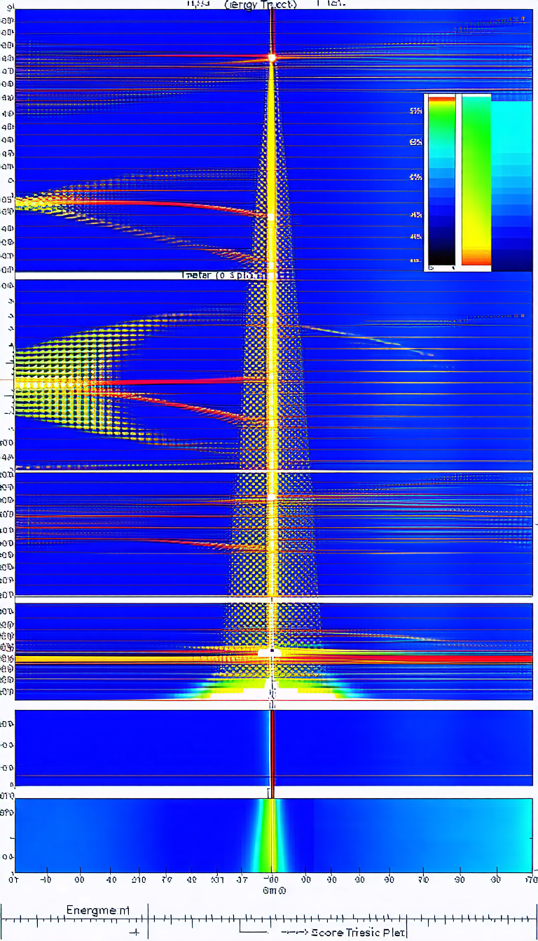 graphic representation light beam