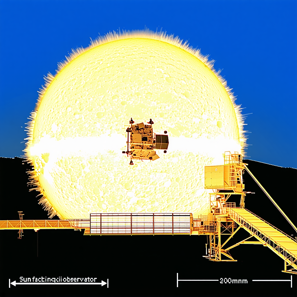 A Space Shuttle Flying Through The Sky, With A Large Sun In The Background