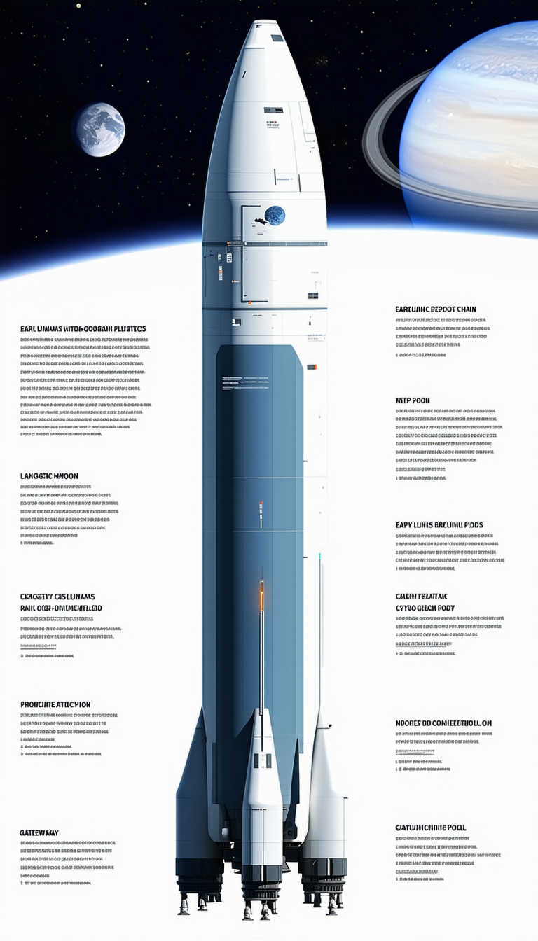 The Image Is A Poster That Features A Space Shuttle, Which Is The Main Focus Of The Poster