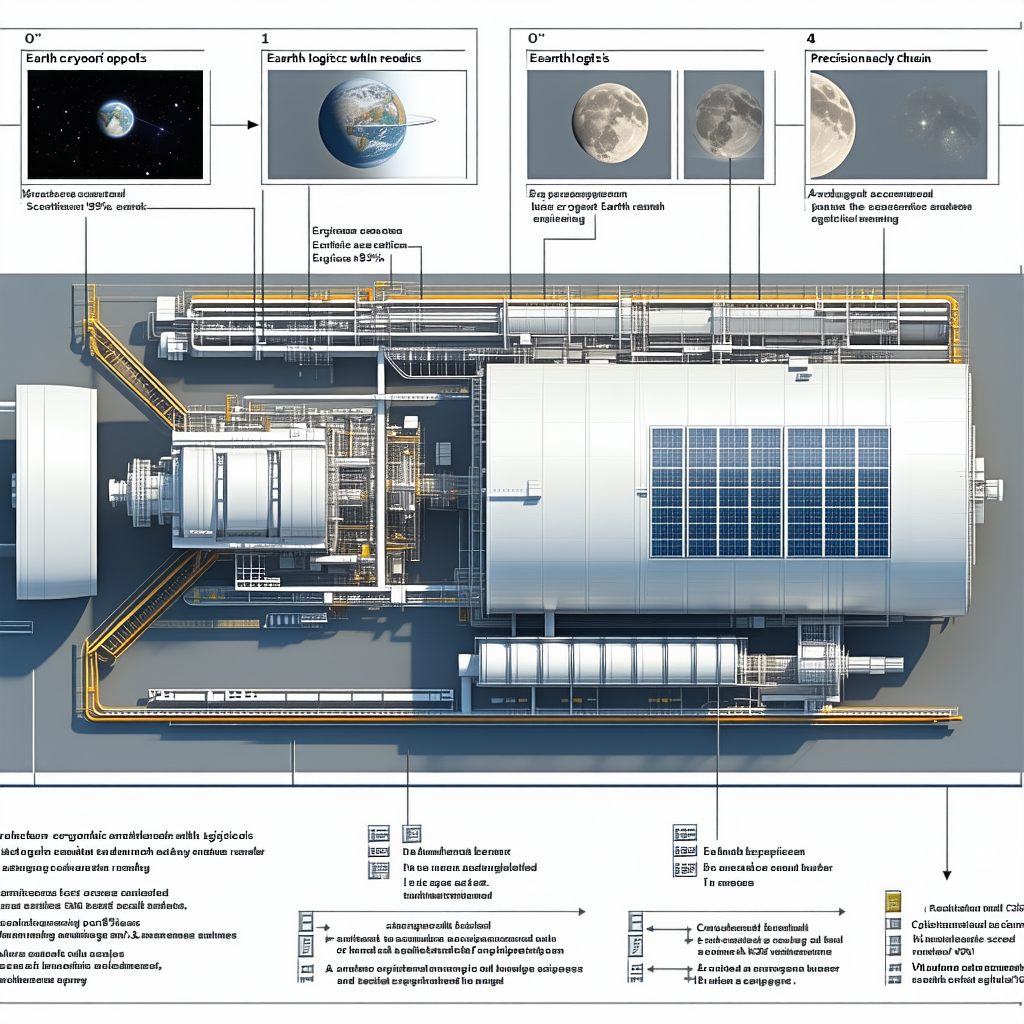 The Image Is A Diagram Of A Space Station, Showing The Various Components And Their Functions
