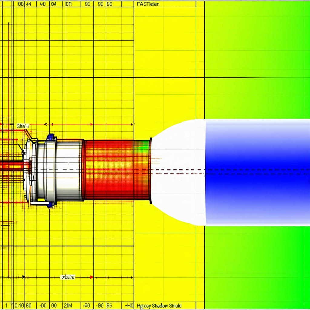A Blue And White Object Is Shown In A 3d Graphic