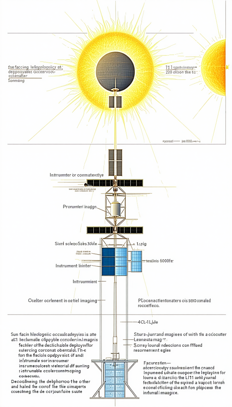 The Image Is A Diagram Of A Space Station, Showing The Various Components And Their Functions