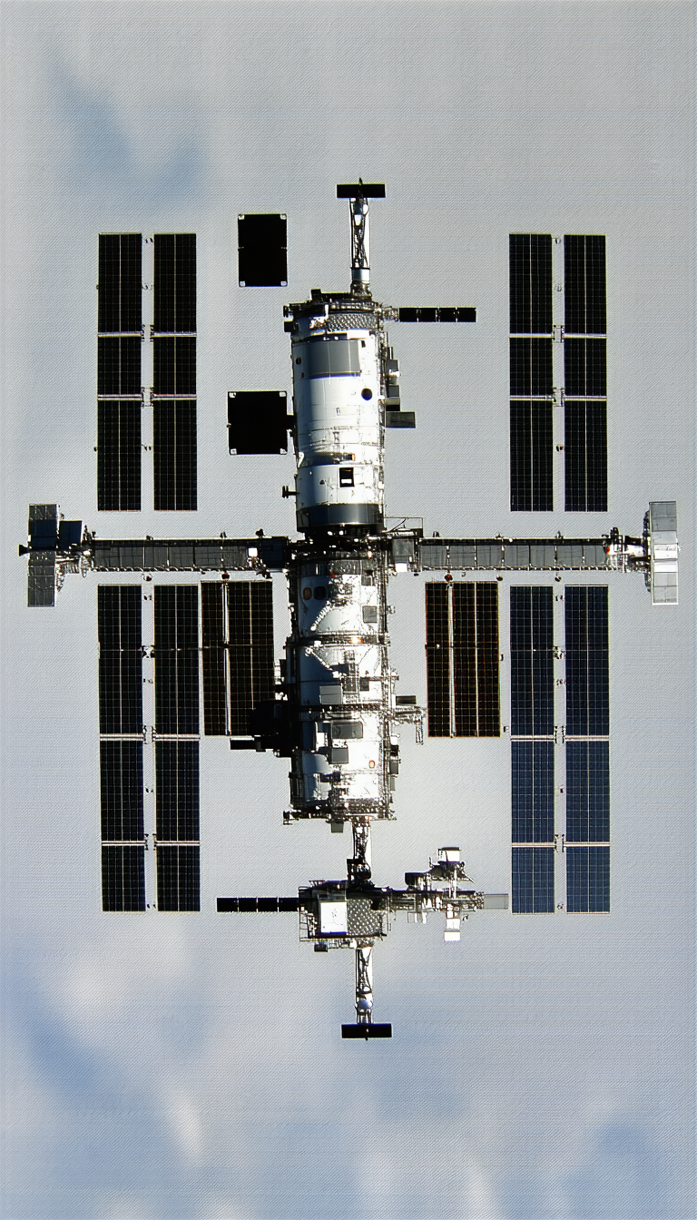 space shuttle shown close-up view