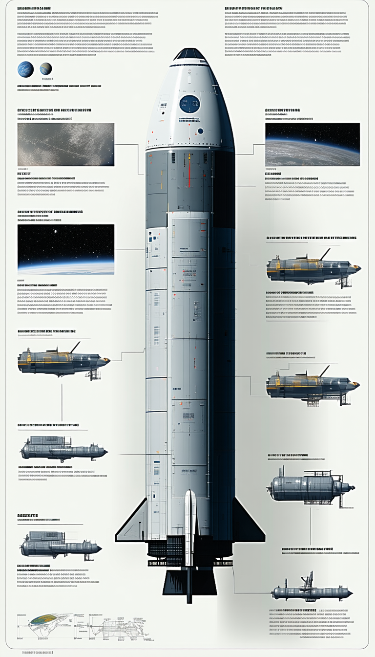 A Poster Is Displayed With A Rocket Ship On It