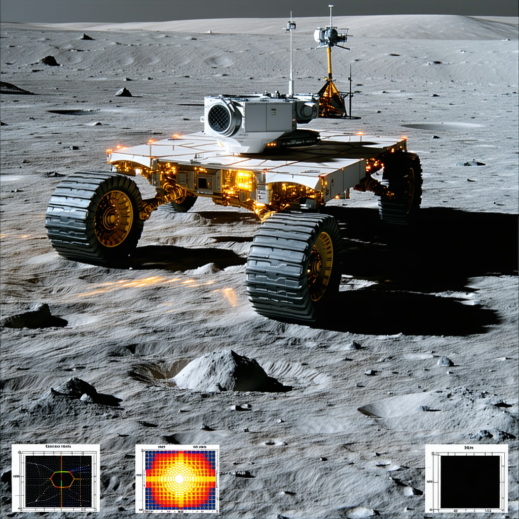 A Robotic Vehicle Is Sitting On The Surface Of A Planet