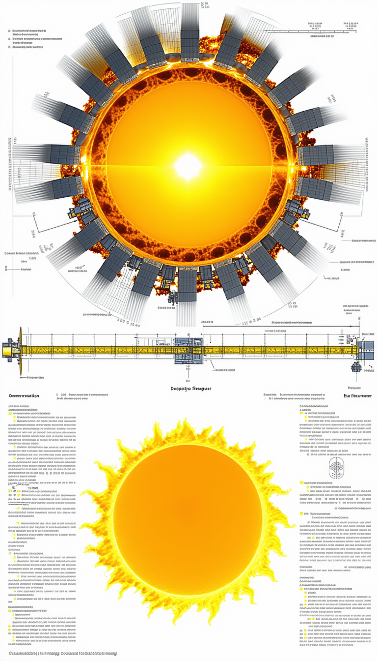 detailed drawing solar system