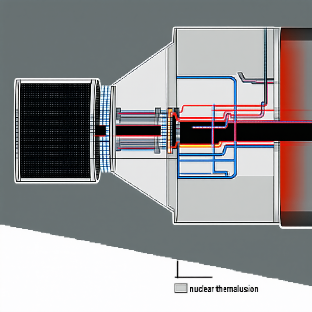 The Image Is A Diagram Of A Nuclear Reactor, Showing The Various Components And Their Connections