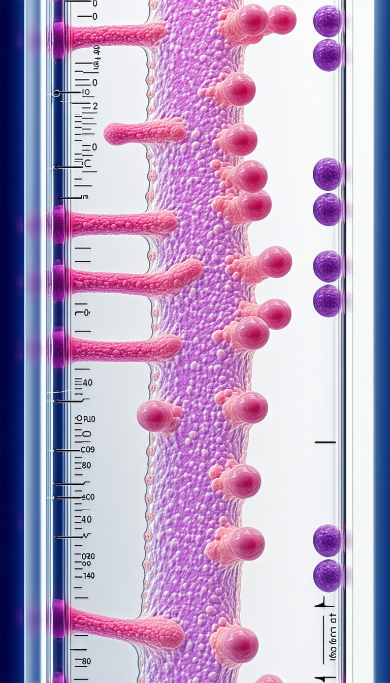 purple pink colored substance