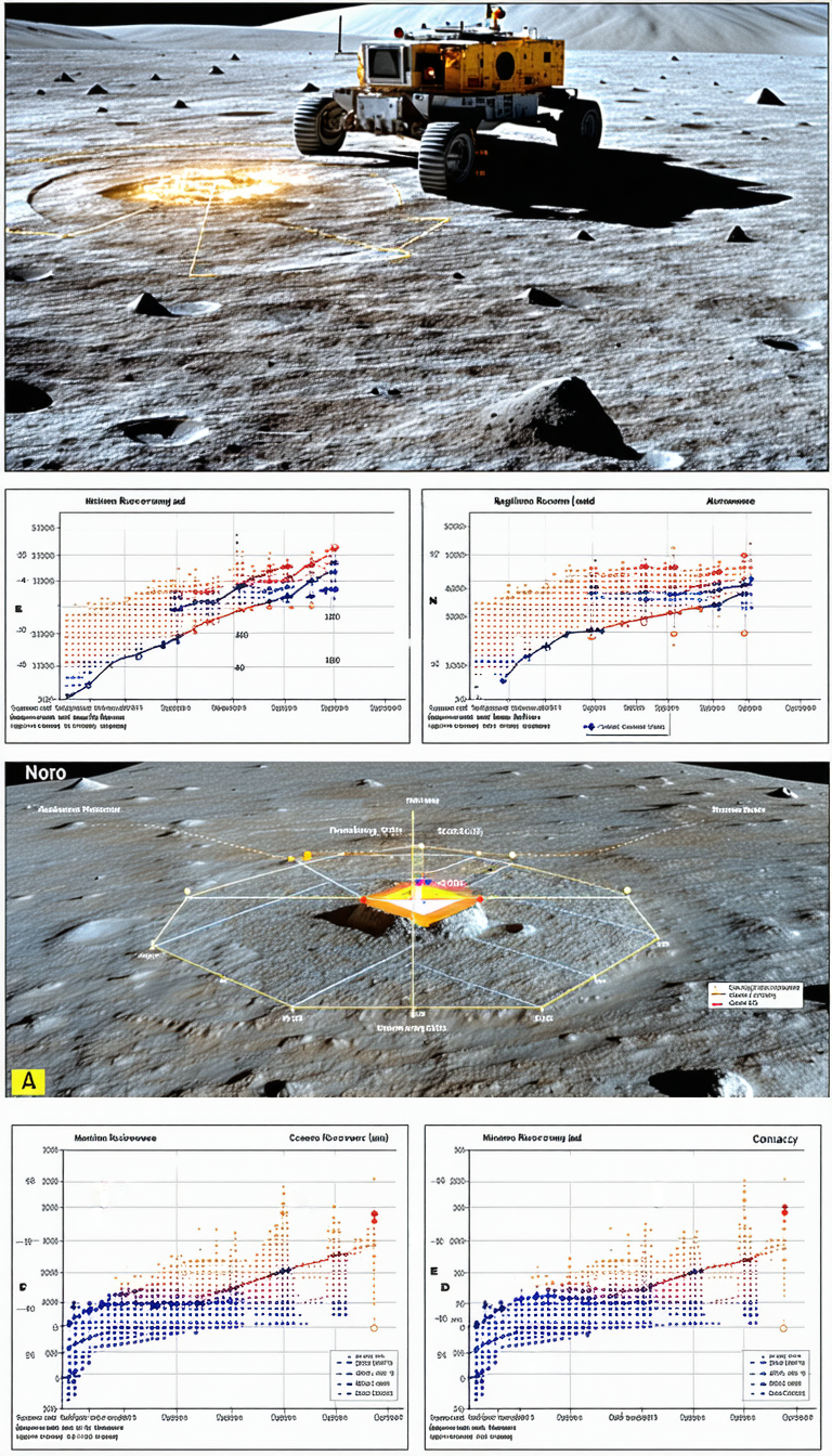graphic representation Martian surface