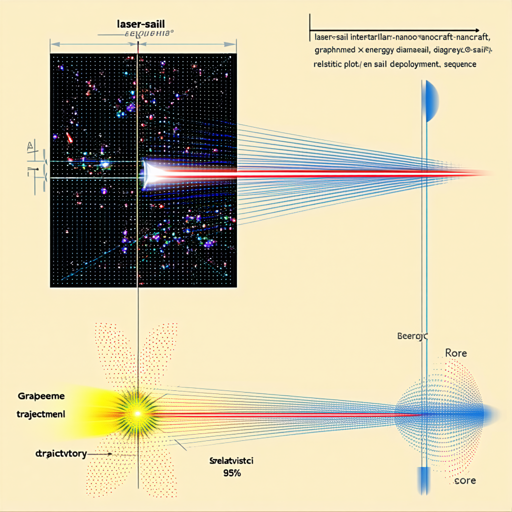 The Image Is A Diagram Showing The Process Of A Laser Sail