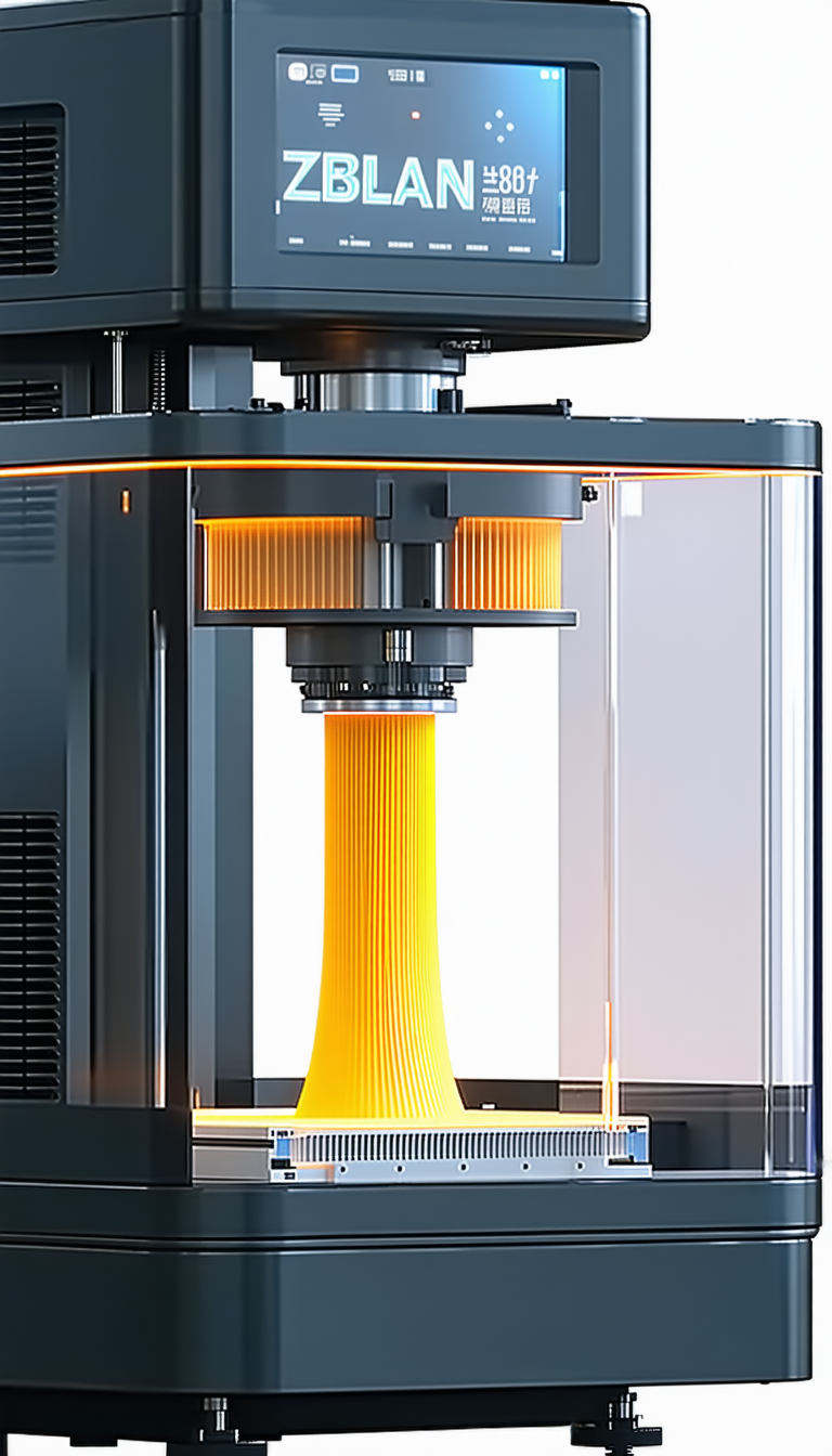 A Machine Is Shown In The Image, With A Yellow Substance Coming Out Of It