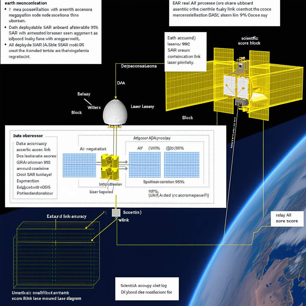 The Image Is A Diagram Showing The Relationship Between A Spacecraft And The Earth
