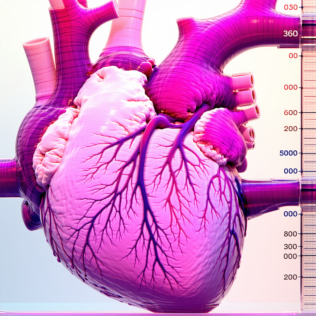 The Image Is A Close-up Of A Heart, Showcasing Its Intricate Structure And Details